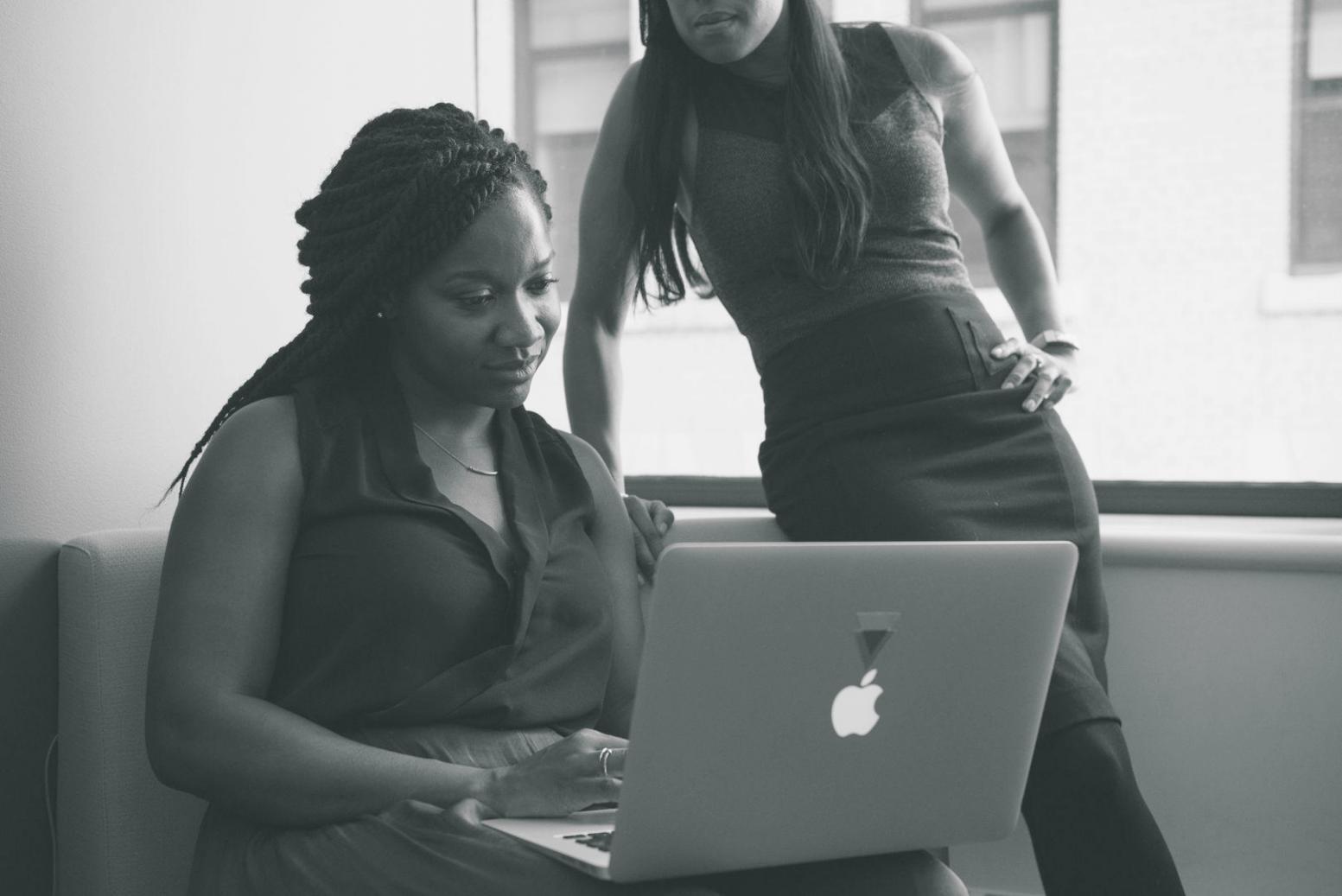 Keyword research workflow demonstration showing analytics dashboard and search data